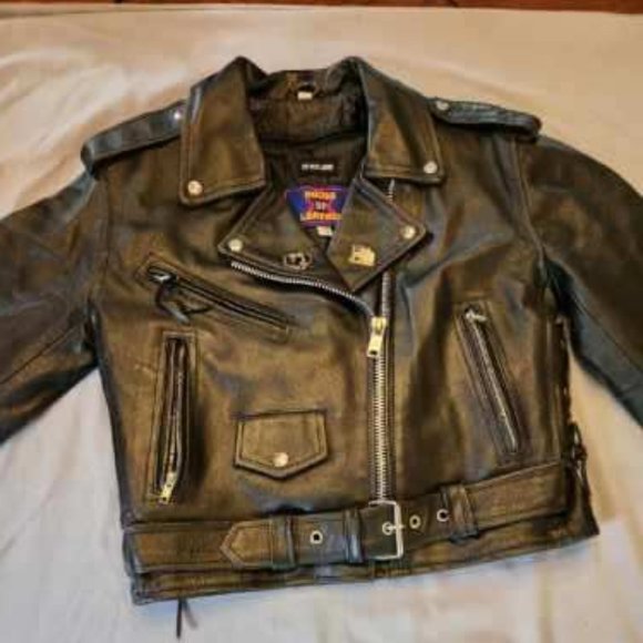 House of Leather Bomber Jacket Size M - Picture 1 of 4